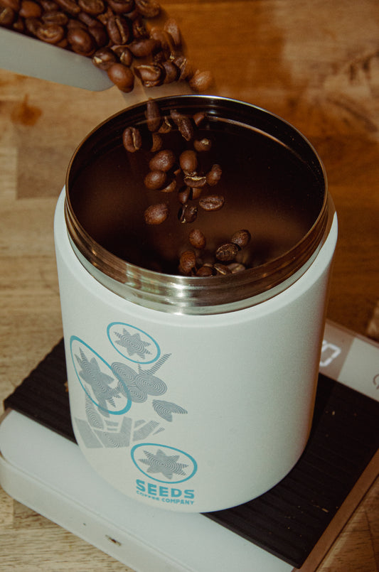 Seeds Coffee Canister