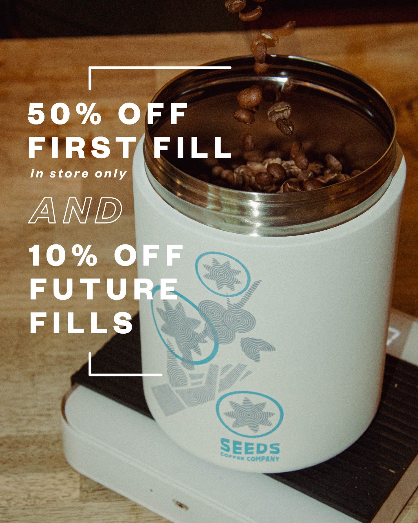 Seeds Coffee Canister